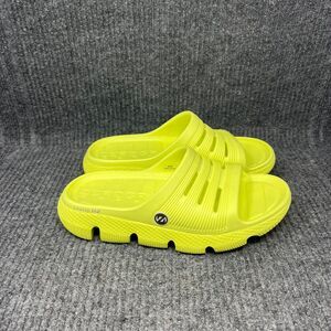 NEW Cole Haan 4.Zerogrand All Day Slide Sandals Neon Volt Green Womens 8 / 6 Men
